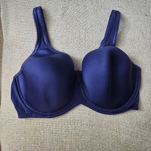 Wacoal Deep Navy/Purple Full-Coverage Molded Bra. 38DD